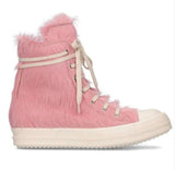 RICK HIGH TOPS - PINK FUR