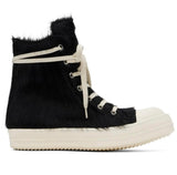 RICK HIGH TOPS - BLACK FUR